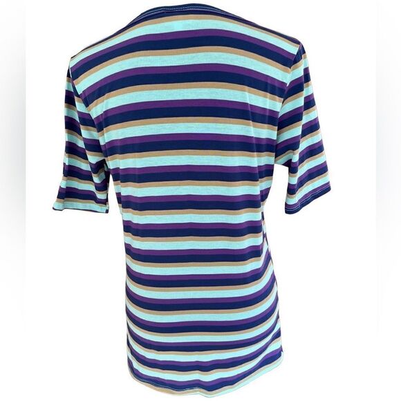 š
ŗLuLaRoeāGigiĀ stripedātee,āsizeāM - Picture 2 of 5